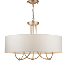 Люстра Maytoni Elegant Roma ARM006PL-06G Кремовая Золото матовое