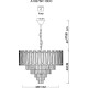 Люстра Artelamp Ellie A1027SP-10CC Прозрачная Хром