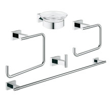 Набор аксессуаров для ванной Grohe Essentials Cube 40758001 Хром