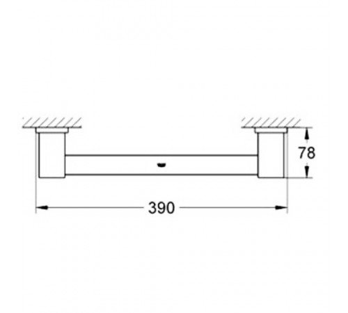 Поручень Grohe Essentials Cube 40514001 Хром