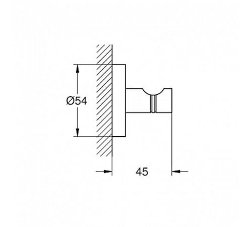 Крючок Grohe Essentials 40364001 Хром