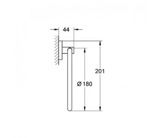 Кольцо для полотенец Grohe Essentials 40365001 Хром