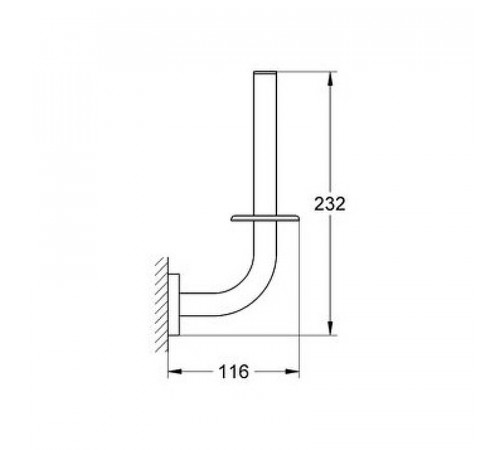 Держатель запасного рулона Grohe Essentials 40385001 Хром