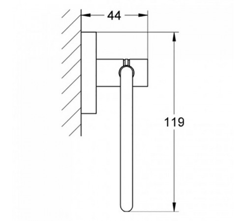 Держатель туалетной бумаги Grohe Essentials 40689001 Хром