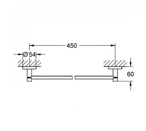 Полотенцедержатель Grohe Essentials 40688001 Хром