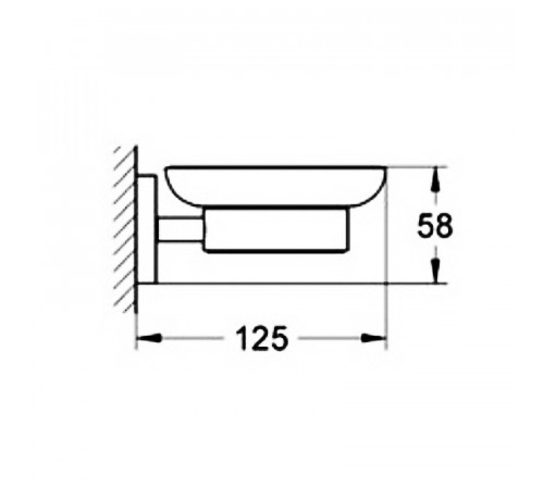 Мыльница Grohe Essentials 40444001 Хром