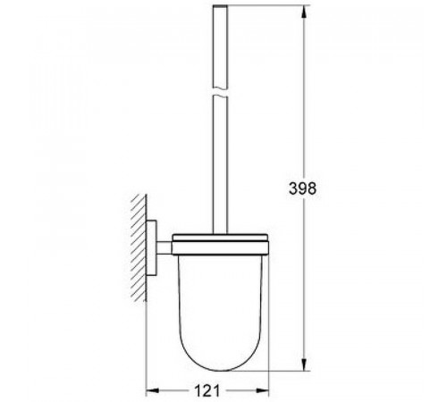 Ершик для унитаза Grohe Essentials 40374001 Хром