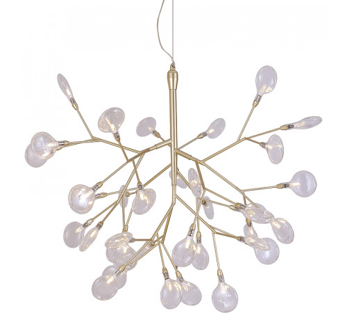 Подвесной светильник Crystal Lux Evita SP36 Gold Transparent Прозрачный Золото