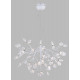 Подвесной светильник Crystal Lux Evita SP63 White Transparent Прозрачный Белый