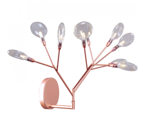 Настенный светильник Crystal Lux Evita AP9 Copper Transparent Прозрачный Медь