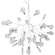 Подвесной светильник Crystal Lux Evita SP36 White Transparent Прозрачный Белый