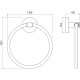 Кольцо для полотенец Aquatek Европа AQ4112CR Хром