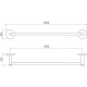 Полотенцедержатель Aquatek Европа AQ4120CR Хром