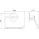 Держатель туалетной бумаги Aquatek Европа AQ4118CR Хром