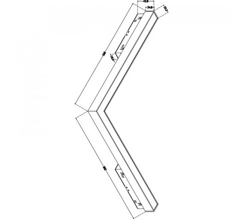 Трековый светильник Maytoni Magnetic track system Basis TR042-2-24W3K Черный