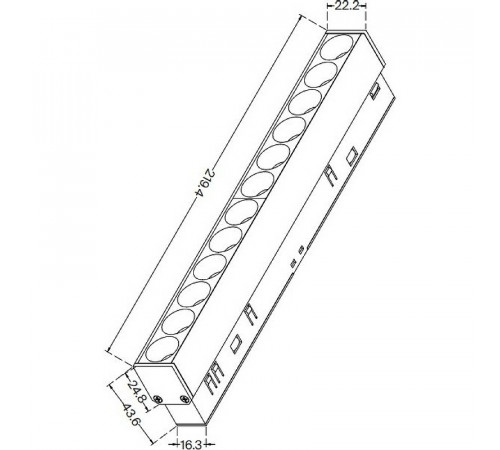 Трековый светильник Maytoni Magnetic track system Points TR031-2-12W4K-B Черный