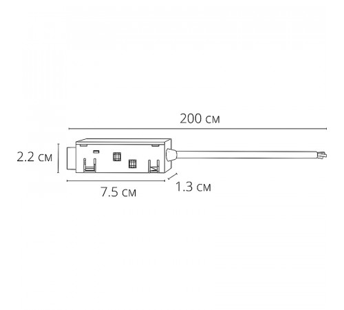 Коннектор Artelamp Expert-accessories A590206 Черный