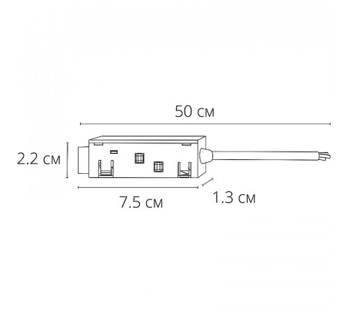 Коннектор Artelamp Expert-accessories A590106 Черный