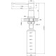 Дозатор для моющего средства Lemark Expert LM8203BL Черный глянцевый