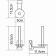 Держатель запасного рулона WasserKRAFT Exter K-5297 Светлая бронза