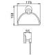 Кольцо для полотенец Frap F16 F1604-2 Хром