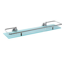 Стеклянная полка Frap F17 F1707-1 Хром