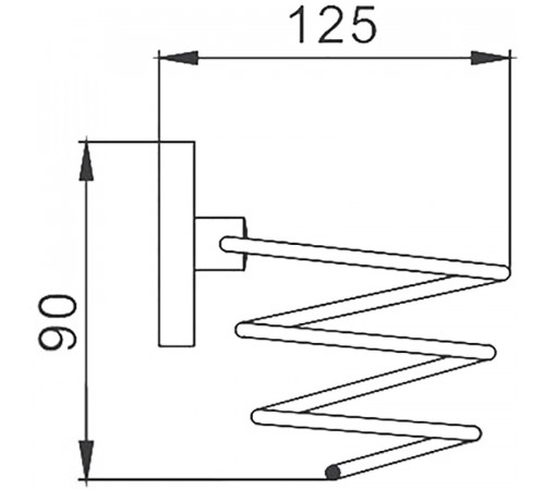 Держатель для фена Frap F19 F1928 Хром