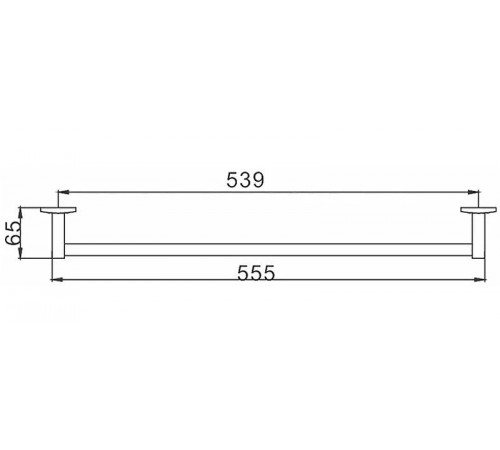 Полотенцедержатель Frap F33 F3301 Хром