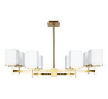 Люстра Divinare Fawaris 4504/17 LM-8 Белая Латунь