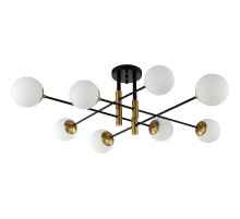 Потолочный светильник Crystal Lux Fidel PL8 Black Белый Черный Бронза