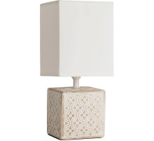 Настольная лампа Artelamp Fiori A4429LT-1WA Белая Античный белый