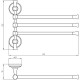 Полотенцедержатель Migliore Fortuna 27676 поворотный Хром