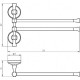 Полотенцедержатель Migliore Fortuna 27673 поворотный Хром