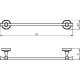 Полотенцедержатель Migliore Fortuna 27658 Хром