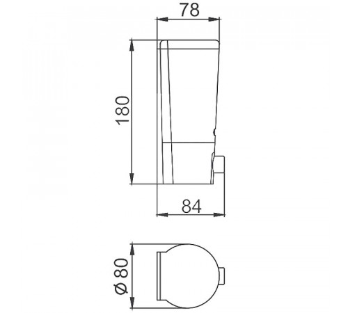 Дозатор для жидкого мыла Frap F406 Хром