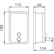 Дозатор для жидкого мыла Frap F402 Хром