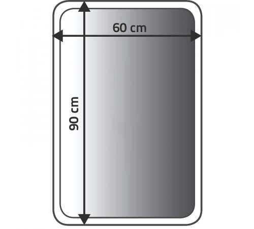 Коврик для ванной комнаты Ridder Fresh 60x90 7021413 Фиолетовый