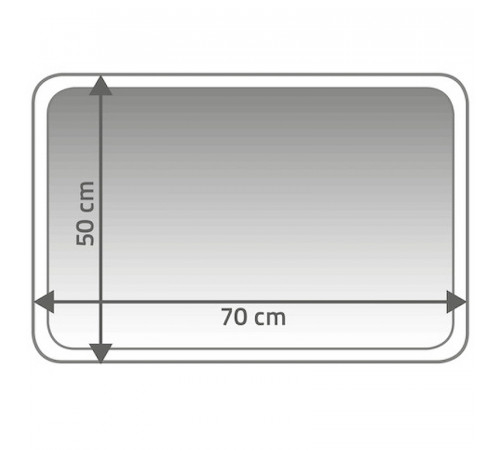 Коврик для ванной комнаты Ridder Fresh 50x70 7021313 Фиолетовый