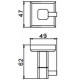 Крючок Gappo G38 G3805-1 Хром