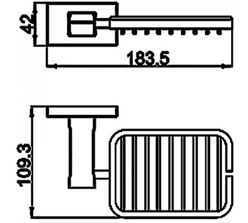 Мыльница Gappo G0702-10 Хром