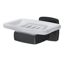 Мыльница AM.PM Gem A9034222 Черная Белая