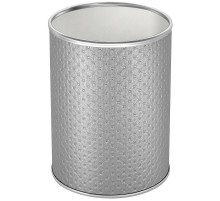 Ведро для мусора Geralis M-PHH-B Punto Серебро, кант Хром, 3 л