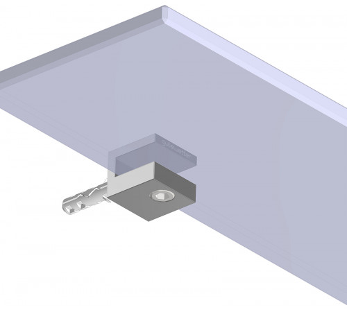 Стеклянная полка STWORKI Glass Shelf 60 3GW257TTKK000 Хром