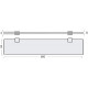 Стеклянная полка STWORKI Glass Shelf 60 3GW257TTKK000 Хром