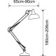 Торшер Artelamp Goliath A2487PN-1WH Белый