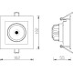 Встраиваемый светильник Artelamp Grado A2705PL-1WH Белый