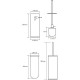 Ершик для унитаза Bemeta Graphit 156313067 Антрацит матовый