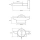 Мыльница Bemeta Graphit 156108042 Антрацит матовый