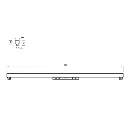 Трековый светильник Maytoni Magnetic track system Gravity Basis TR074-2-20W3K-W Белый