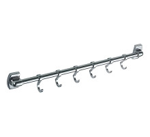 Вешалка для полотенец Haiba HB209-6 Хром